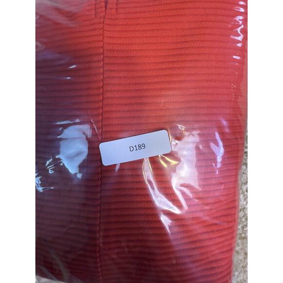 Express Womens Sun Dress Sz Medium Red A Line Knee Length Sleeveless D189 - Picture 14 of 14